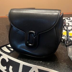 Marc Jacobs the Saddle Bag Black Leather